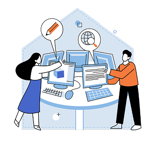 再設計のイラスト